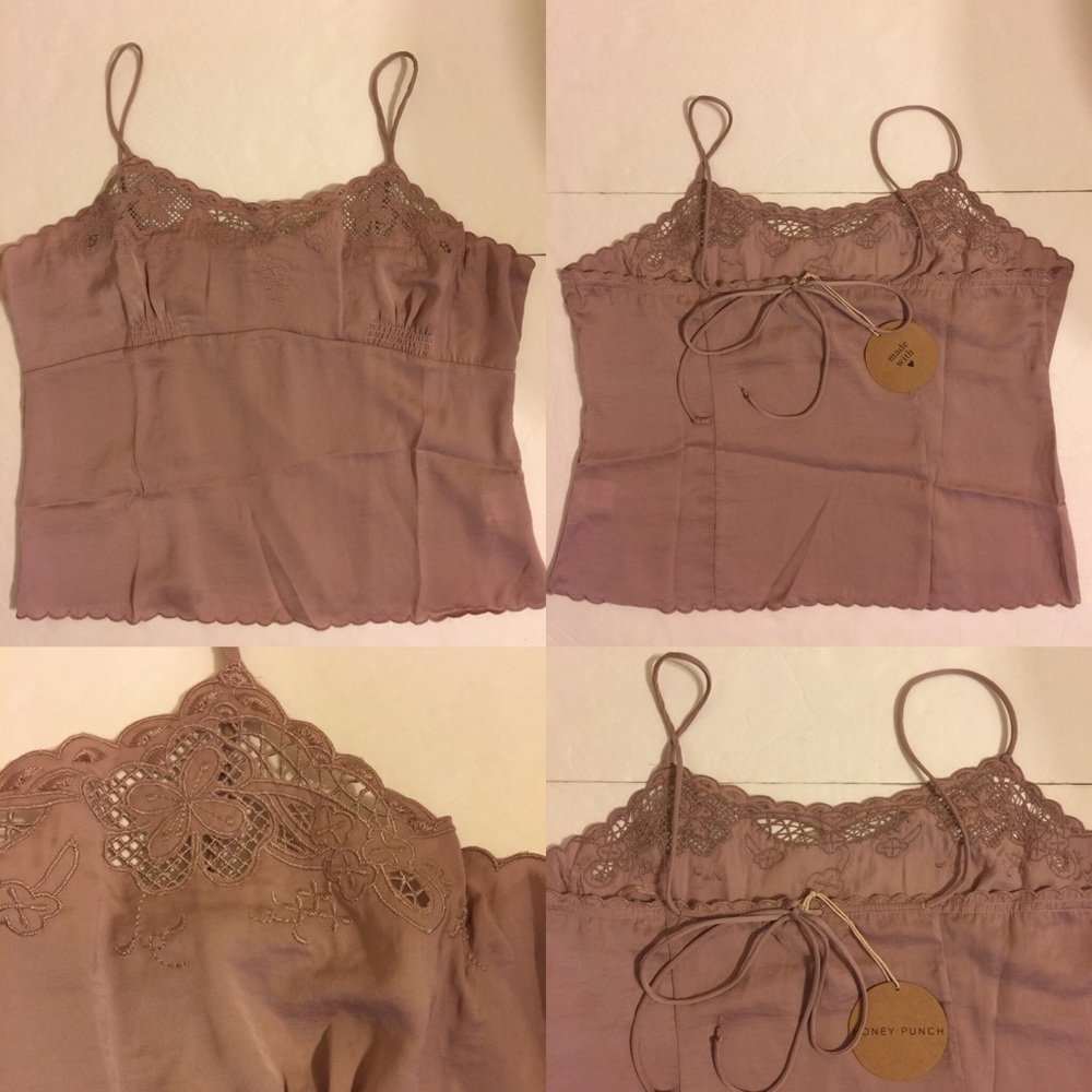 Honey Punch Cami Tank Top Size Large